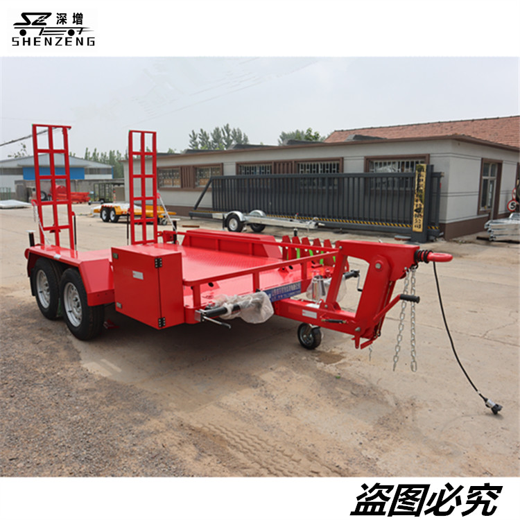 3噸消防機(jī)器人拖車0